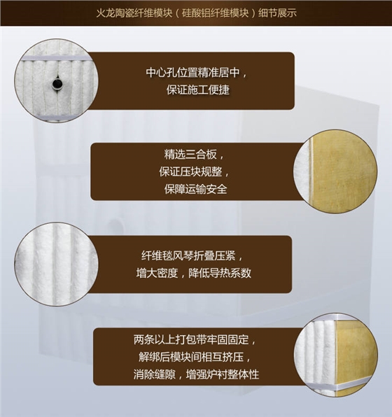 陶瓷纖維模塊應用優(yōu)勢