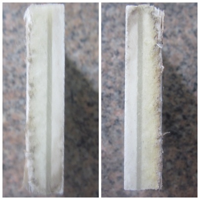 HLGX氣凝膠復合絕熱氈試驗前后